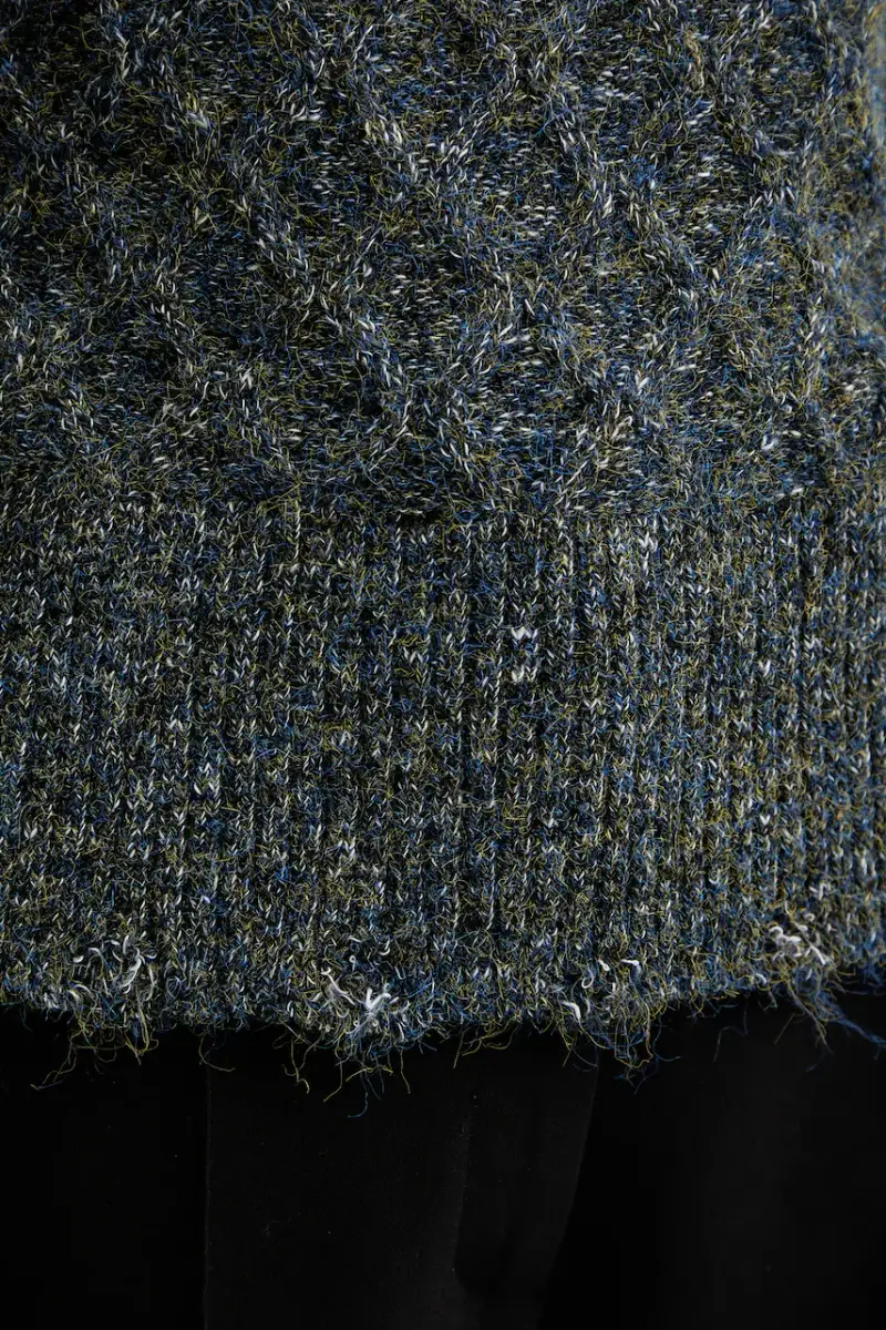 maglione donna colore blu 105968 A2YB Grigio miniatura 5