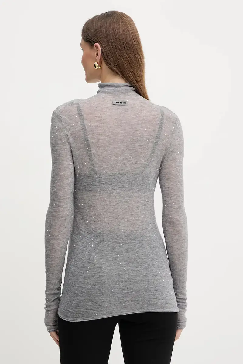 maglione donna colore grigio 105821 A2PM miniatura 3