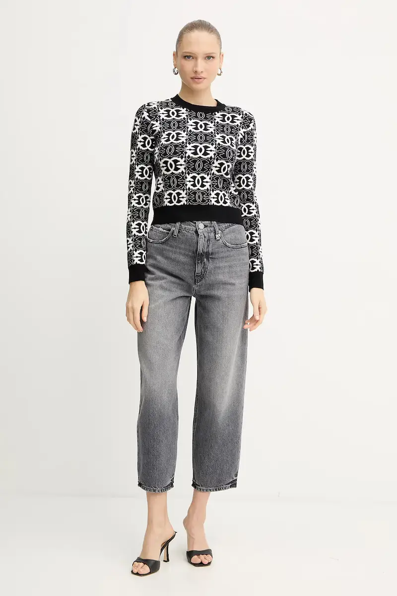 maglione donna colore nero 106041 A2YD miniatura 2