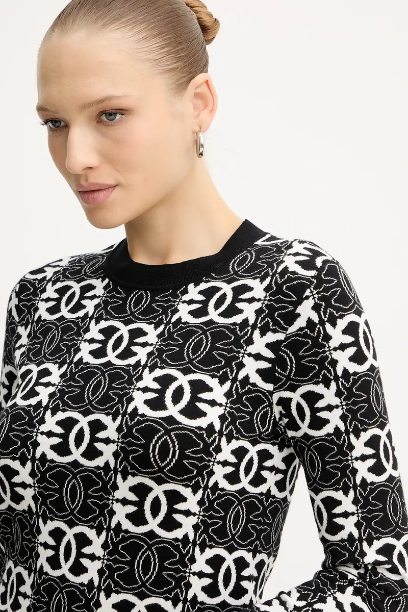 maglione donna colore nero 106041 A2YD miniatura 4