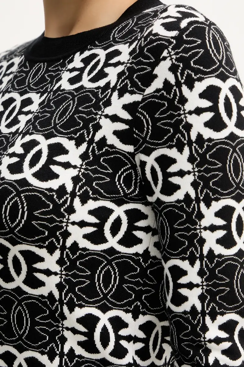 maglione donna colore nero 106041 A2YD miniatura 5