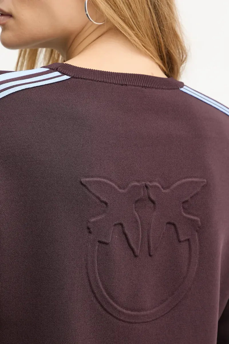 maglione donna colore violetto 105392 A2FQ Marrone miniatura 5