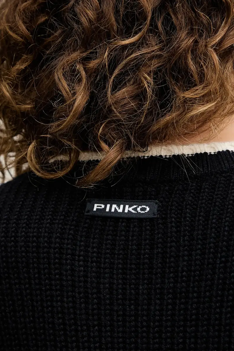 maglione in lana donna colore blu 105397 A2PK miniatura 5