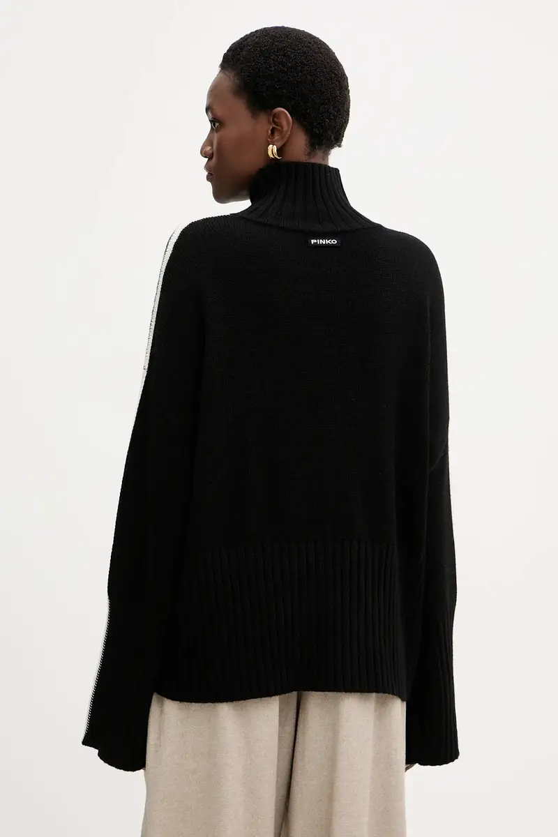 maglione in lana donna colore nero 105396 A2PL miniatura 3