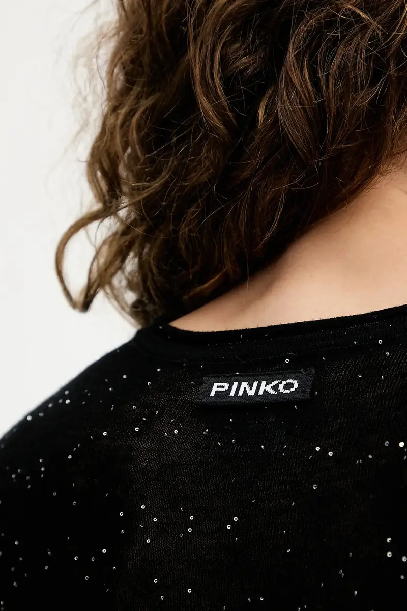 maglione in lana donna colore nero 105398 A2PM miniatura 5