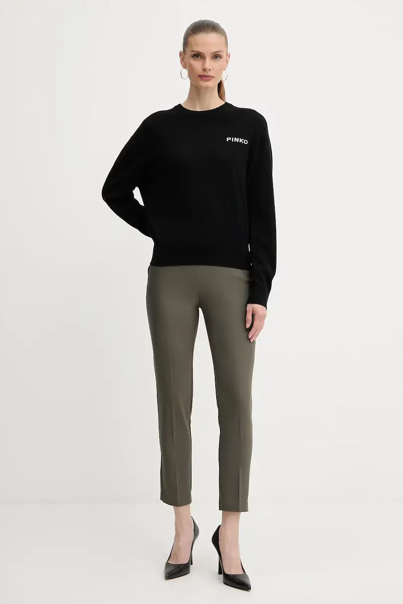 maglione in lana donna colore nero 105561 A2SI miniatura 2