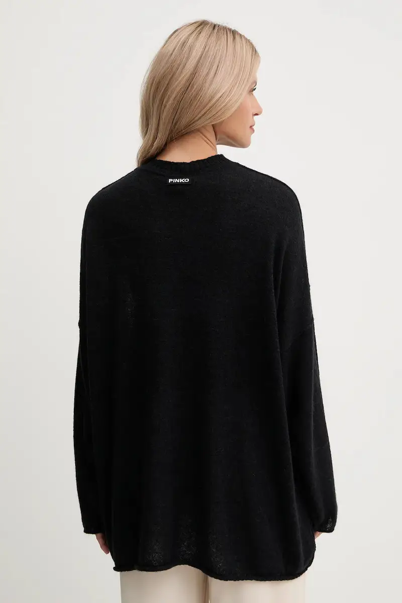 maglione in lana donna colore nero 105749 A2UN miniatura 3