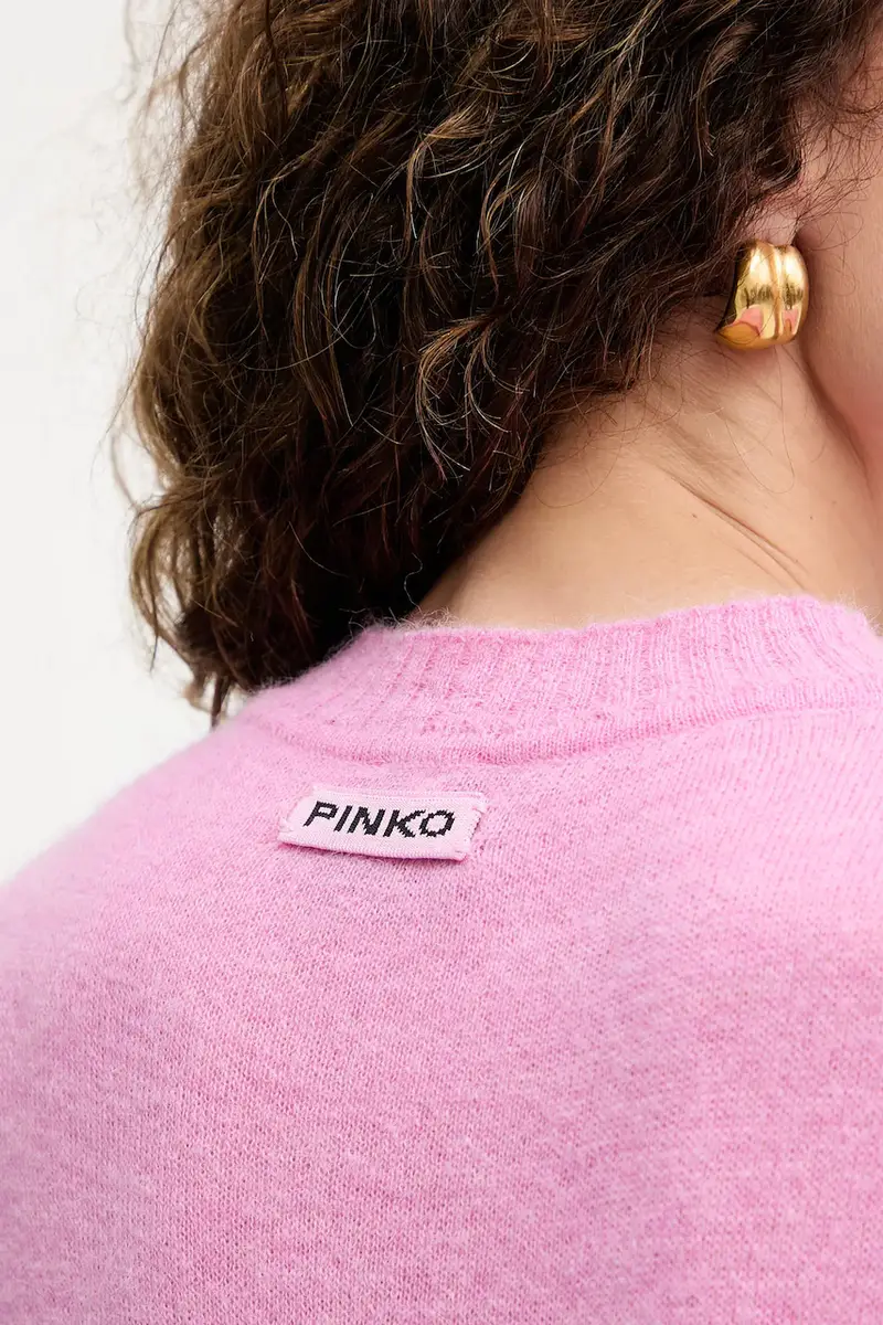 maglione in lana donna colore violetto 105749 A2UN Rosa miniatura 5