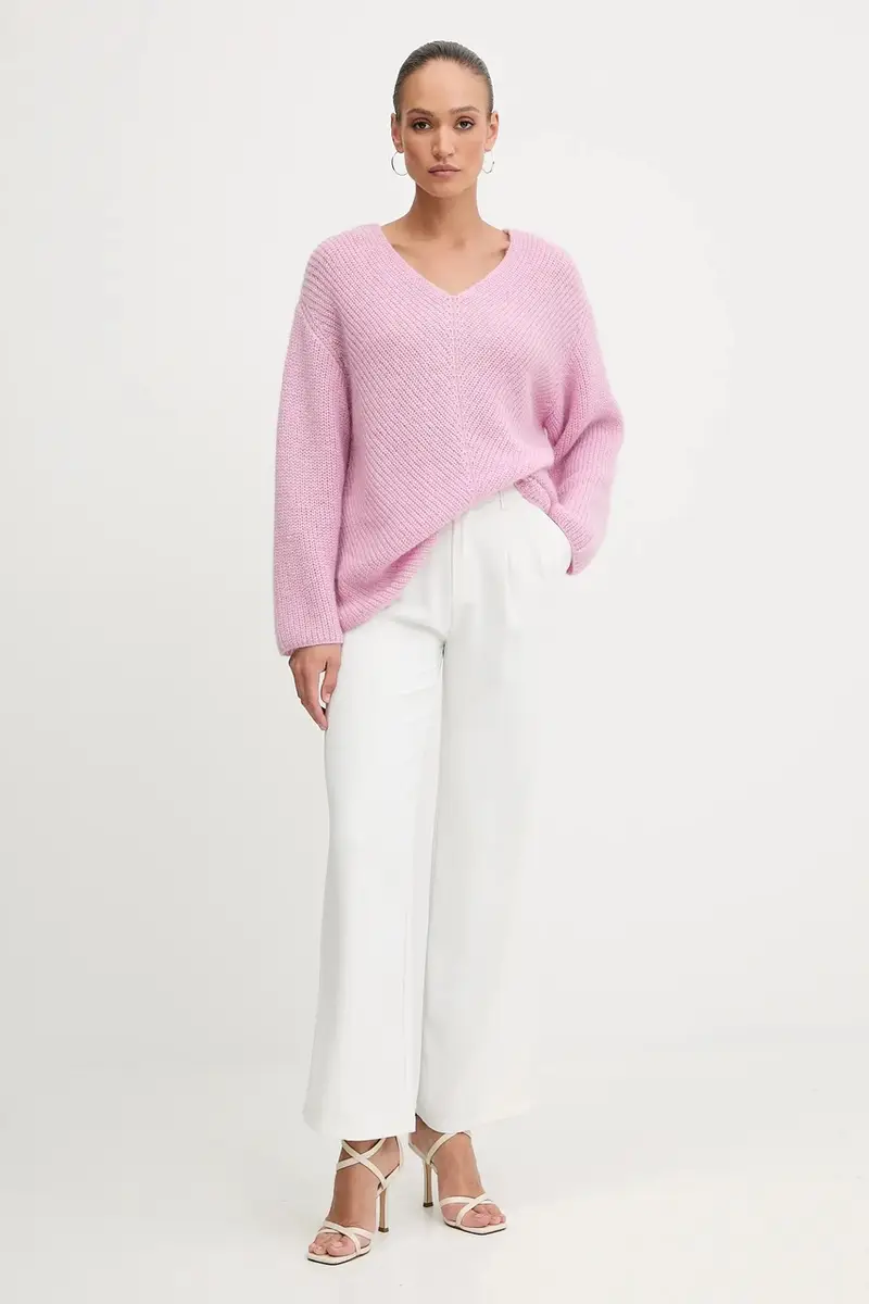 maglione in lana Rosa miniatura 2