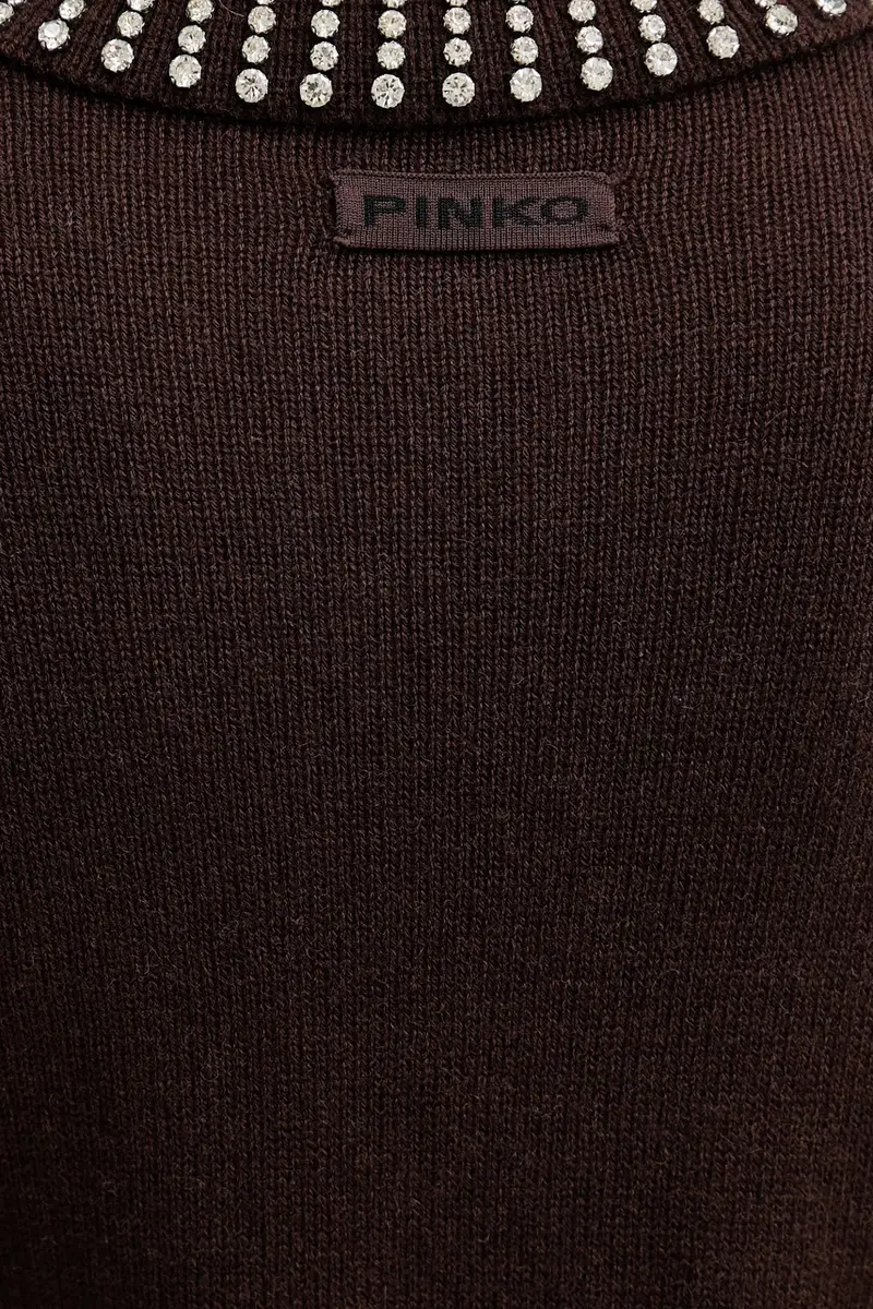 maglione in misto lana donna colore marrone 105530 A2S4 miniatura 5