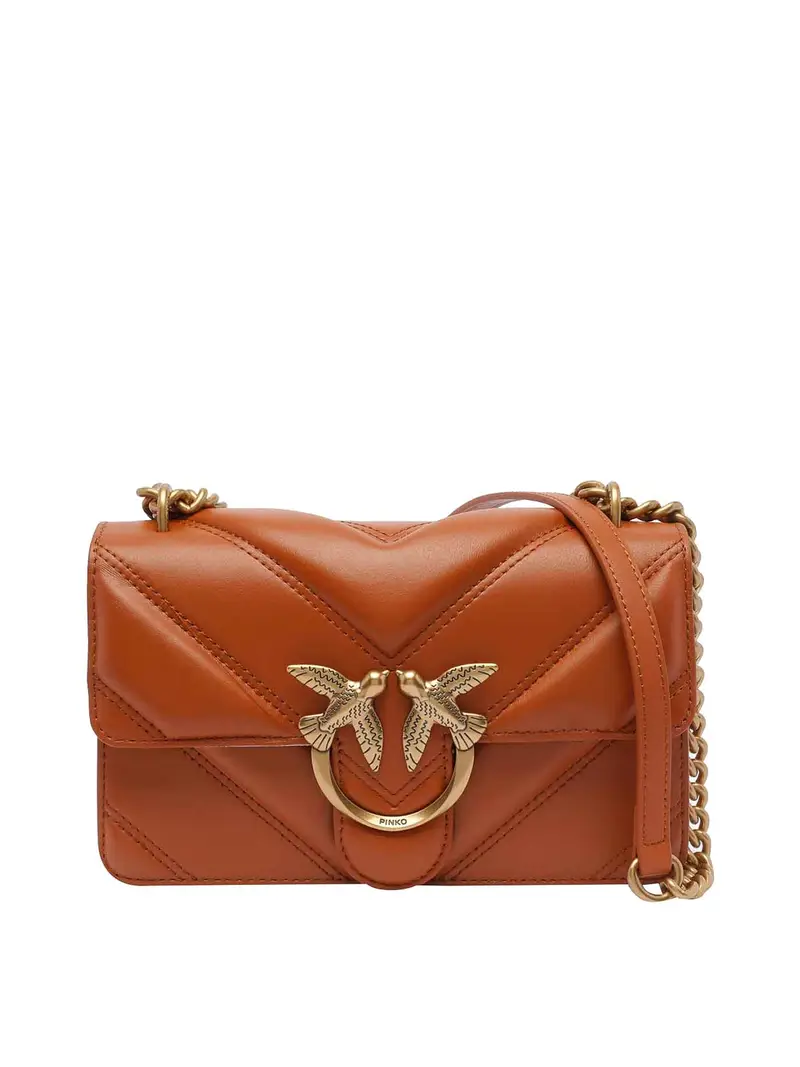 Mattone Mini Love One Crossbody Bag Marrone
