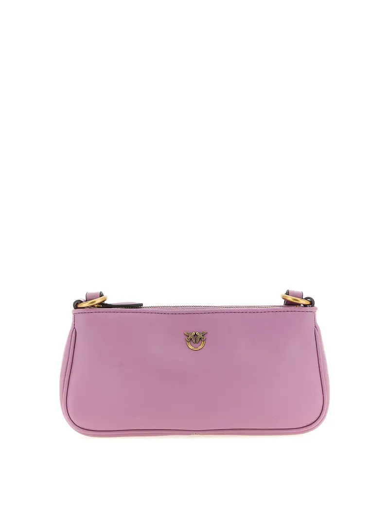 Mini borsa a tracolla Half Moon Baguette Color Carne E Neutri