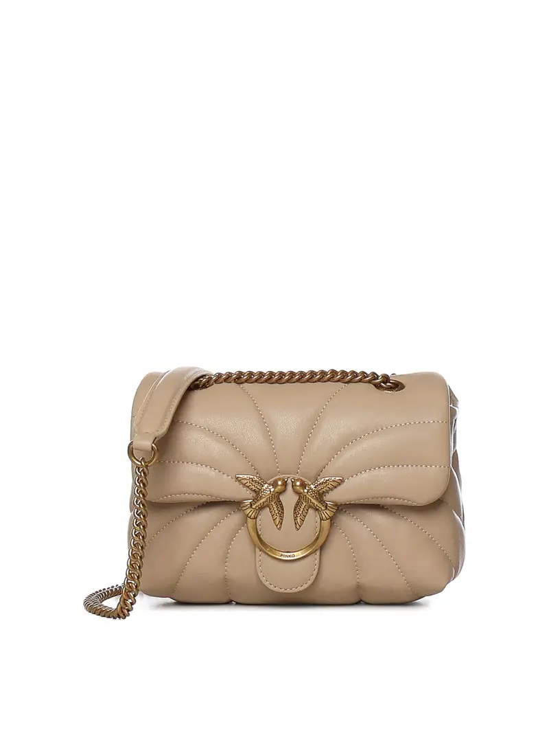 Mini borsa a tracolla Love Bag Puff Butterfly Beige