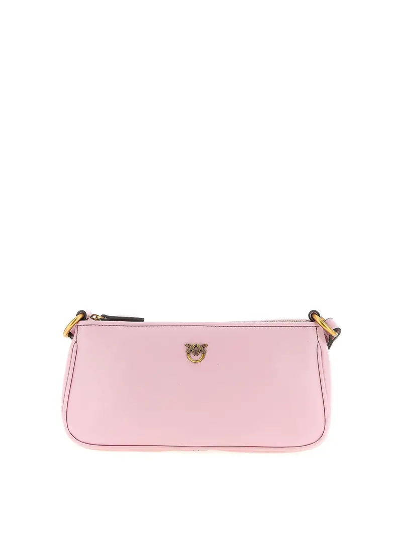 Mini borsa a tracolla Mezzaluna Color Carne E Neutri