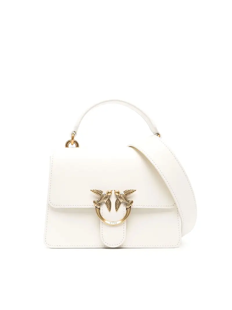 Mini borsa Love One in pelle Bianco