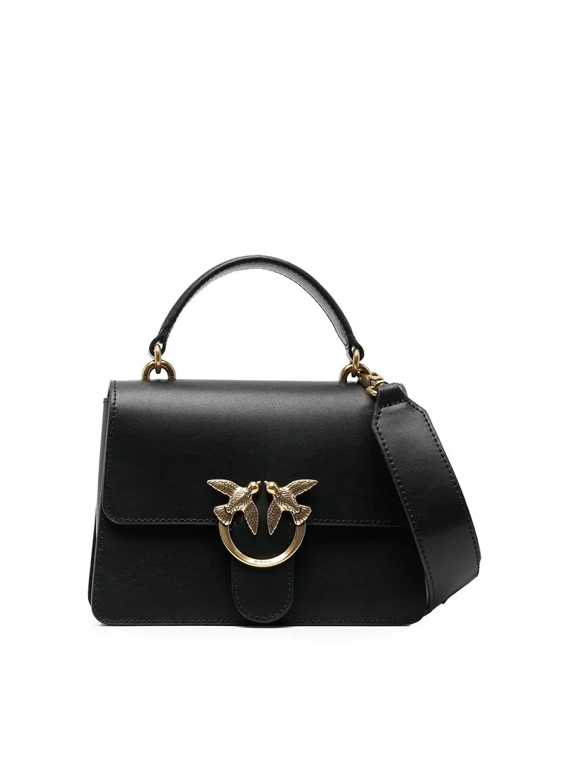 Mini borsa Love One in pelle Nero