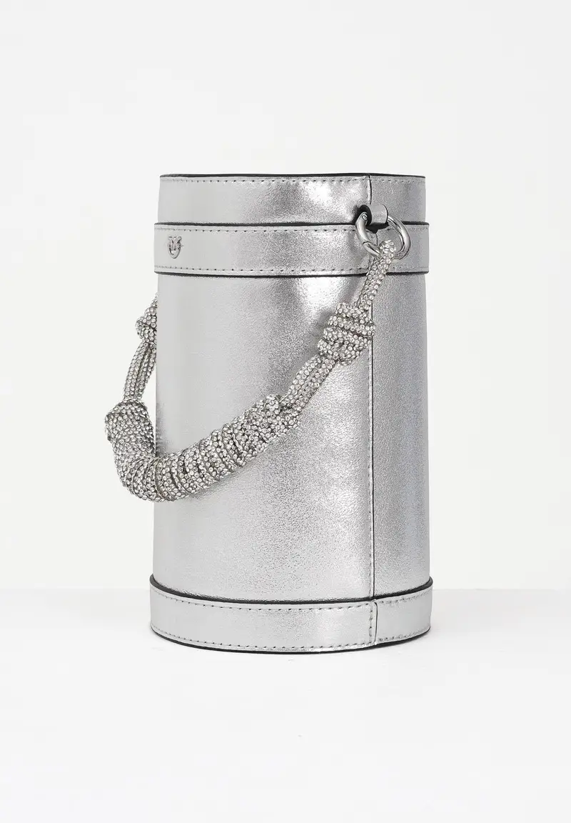 Mini bucket argento da donna miniatura 2