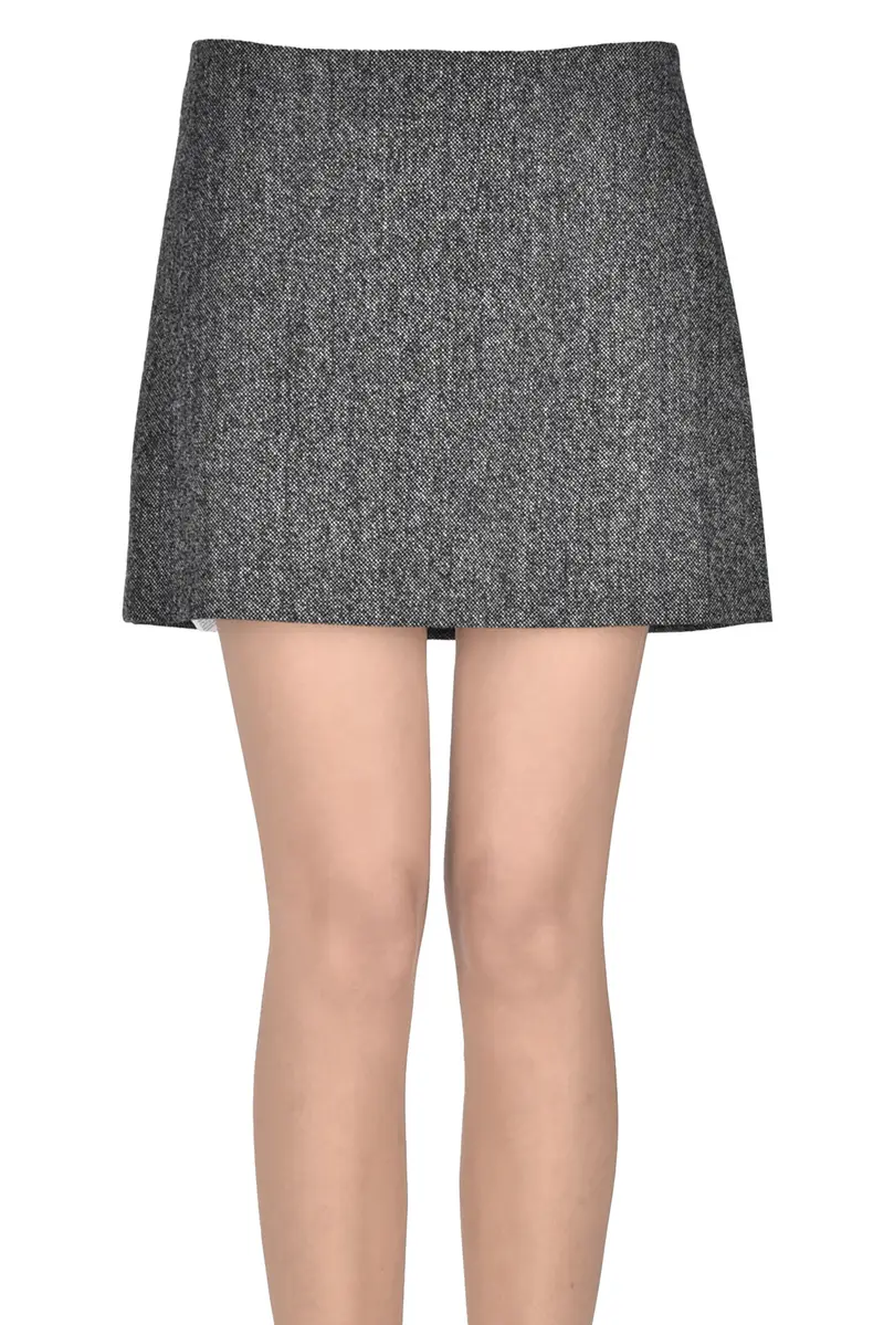 Mini gonna Grass Nero