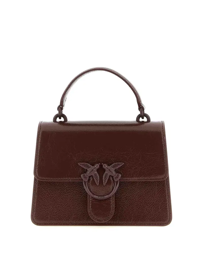 Mini Love One Light Handbag Rosso Scuro