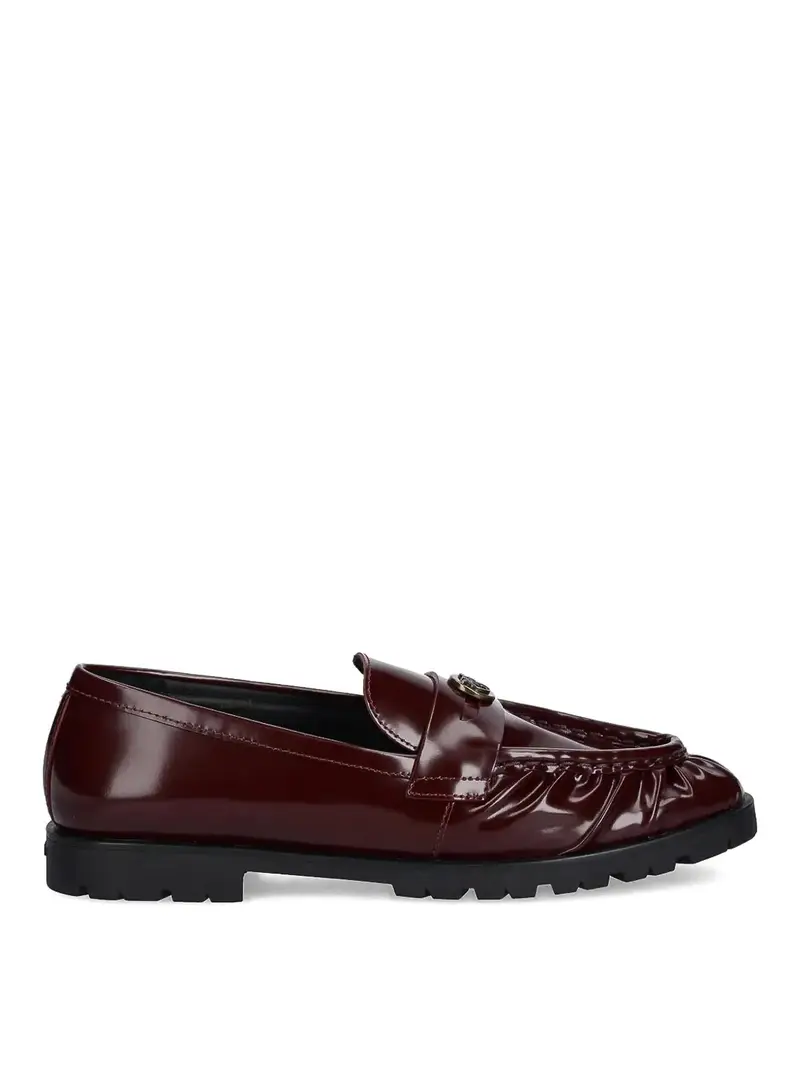 Nora 01 Mocassino Berry Rosso