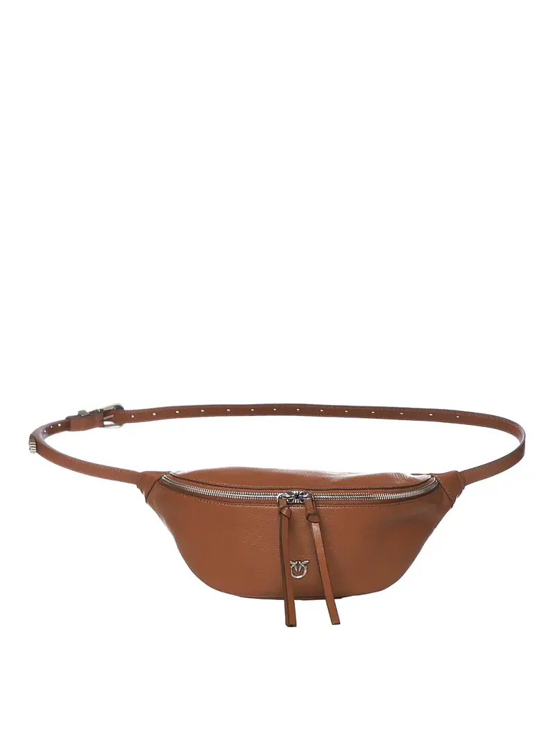 Nuovo marsupio in pelle da motociclista Marrone