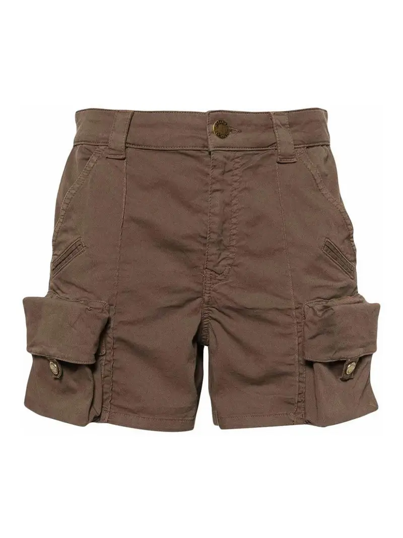 Pantaloncini con tasche Marrone