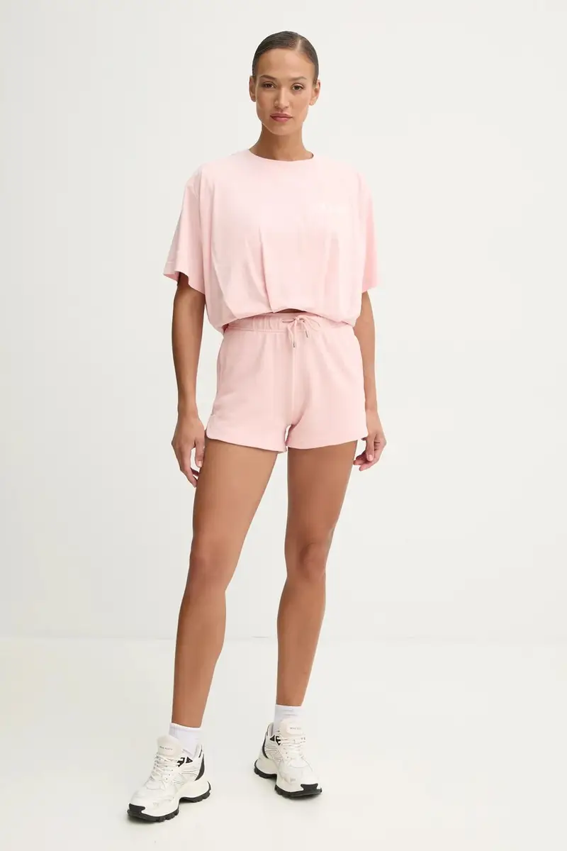 pantaloncini donna colore rosa 104284 A2BZ miniatura 2