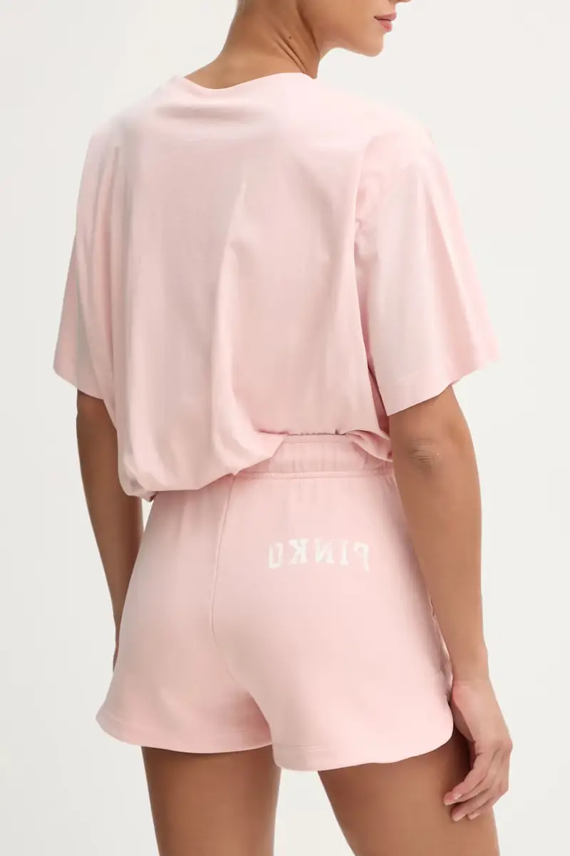 pantaloncini donna colore rosa 104284 A2BZ miniatura 3