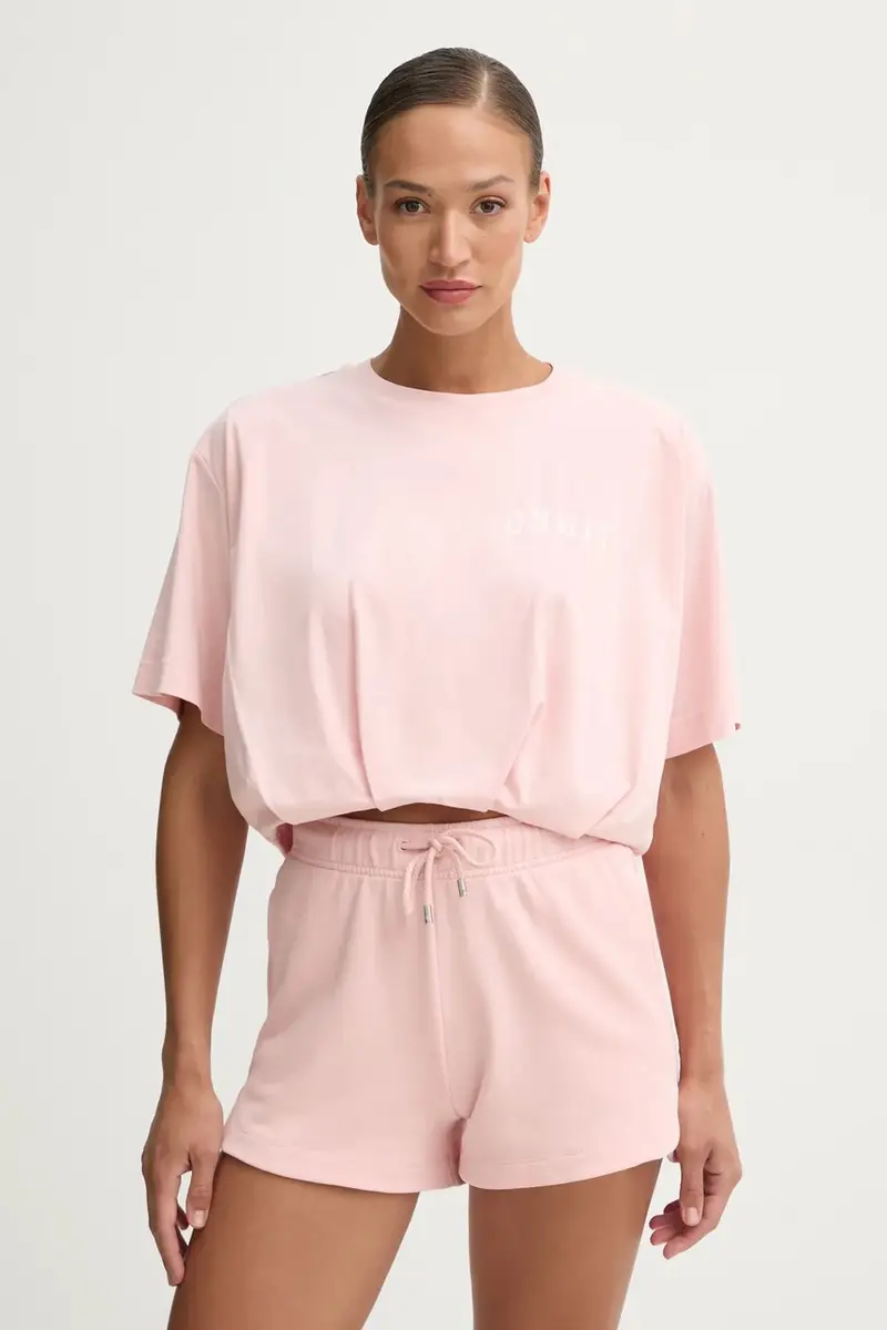 pantaloncini donna colore rosa 104284 A2BZ miniatura 4