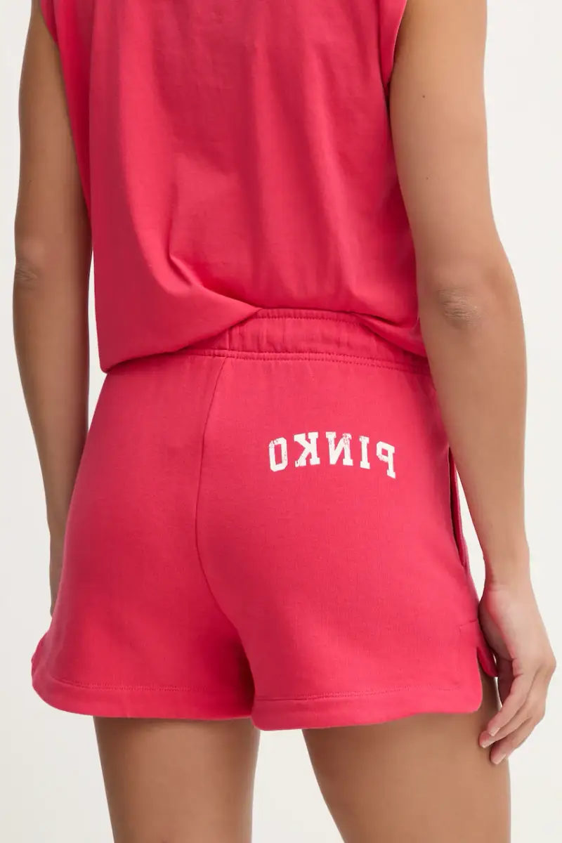 pantaloncini donna colore rosso 104284 A2BZ miniatura 3