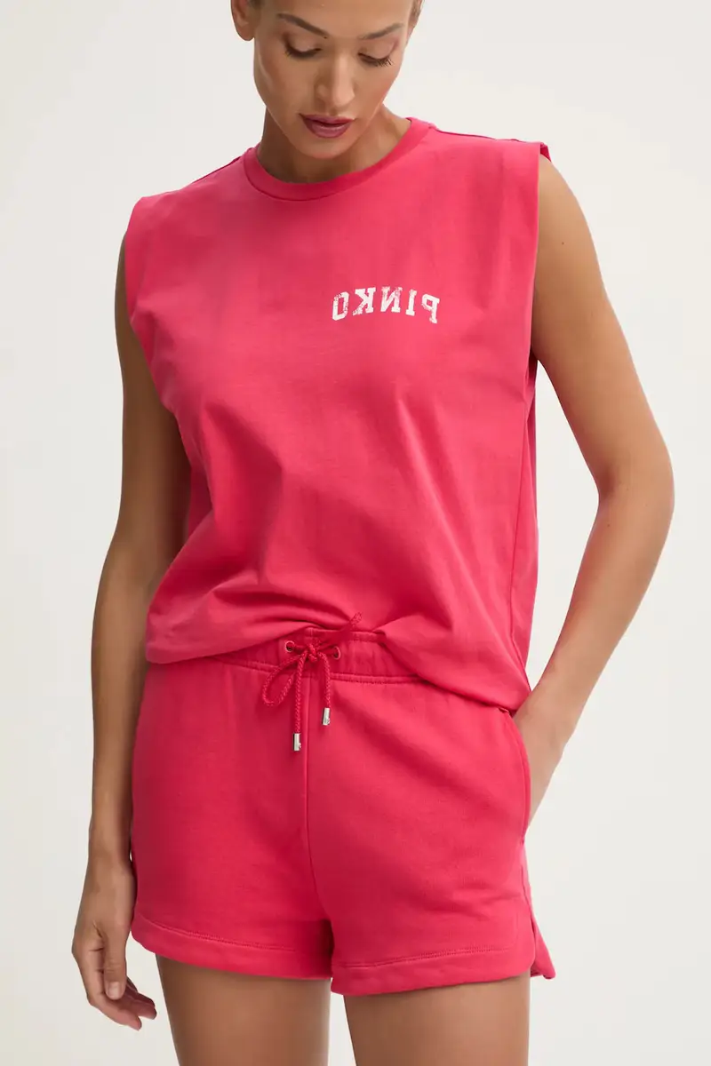 pantaloncini donna colore rosso 104284 A2BZ