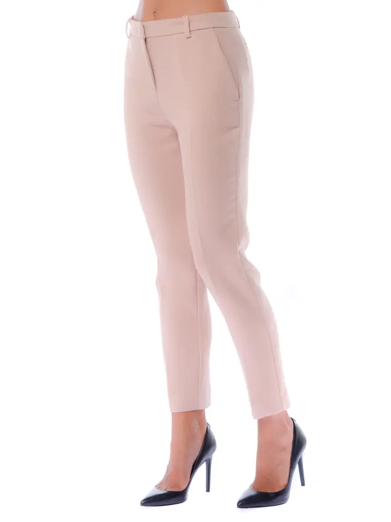 Pantalone donna Pinko Bella in tessuto stretch Rosa