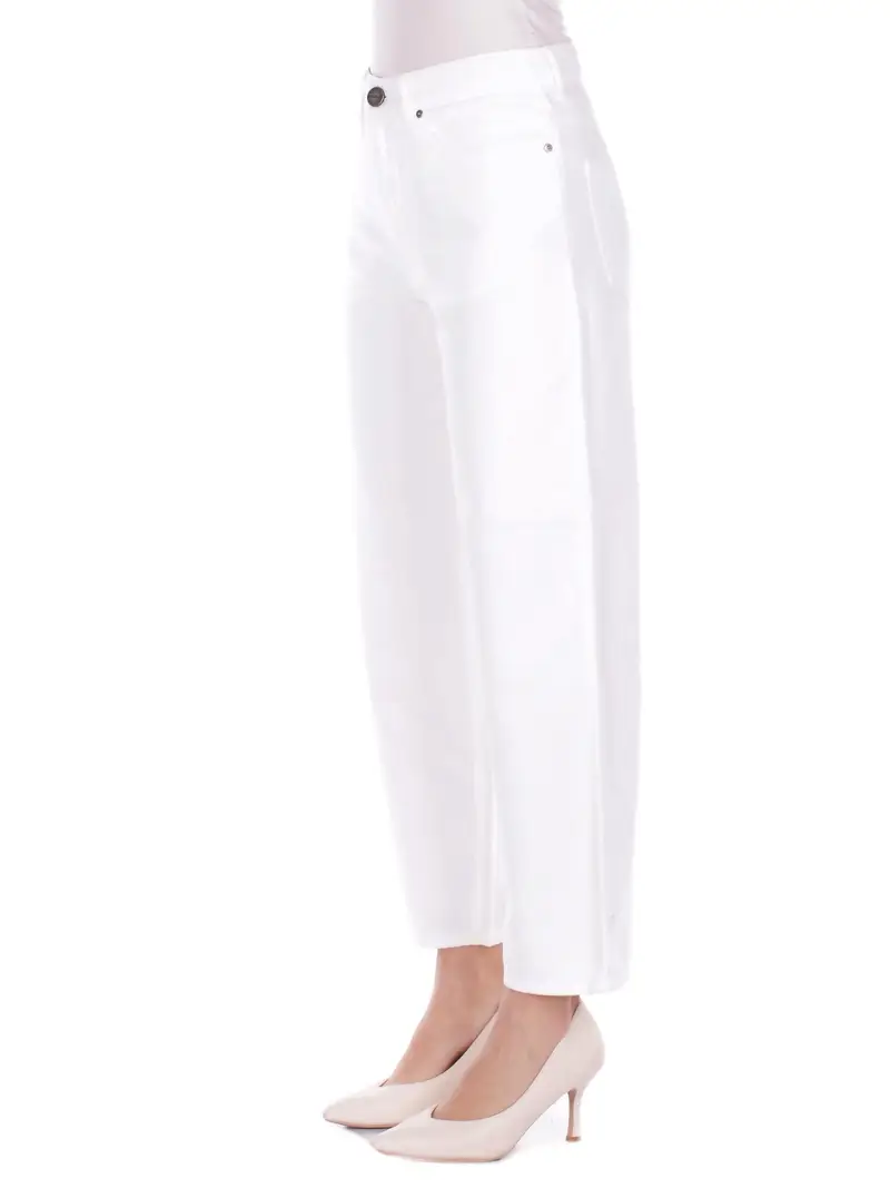 Pantalone Donna PINKO Bianco Estelle egg bull slegato miniatura 2