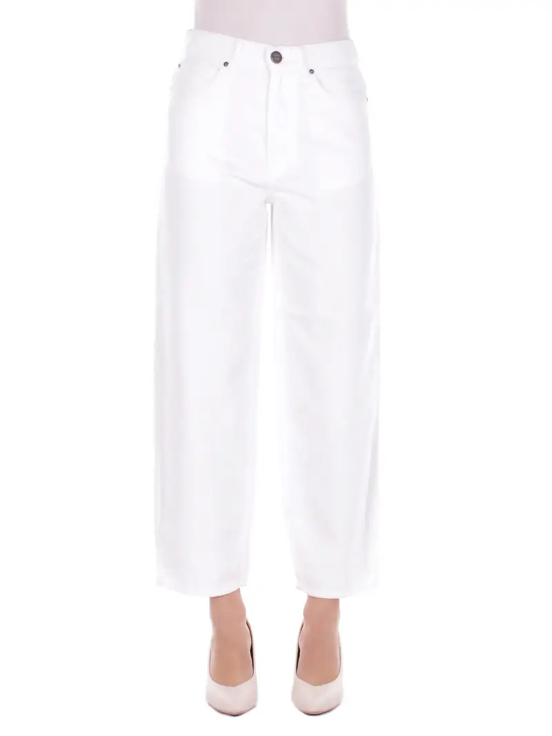 Pantalone Donna PINKO Bianco Estelle egg bull slegato