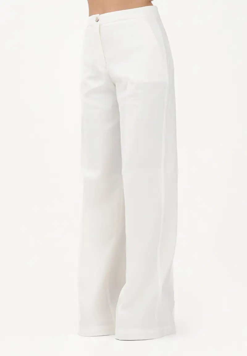 Pantalone elegante bianco da donna
