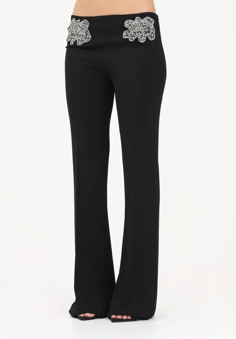 Pantalone elegante COCOMERO nero da donna