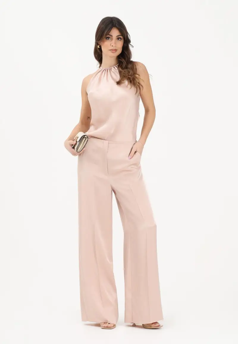 Pantalone elegante LIMONCELLO rosa da donna miniatura 2