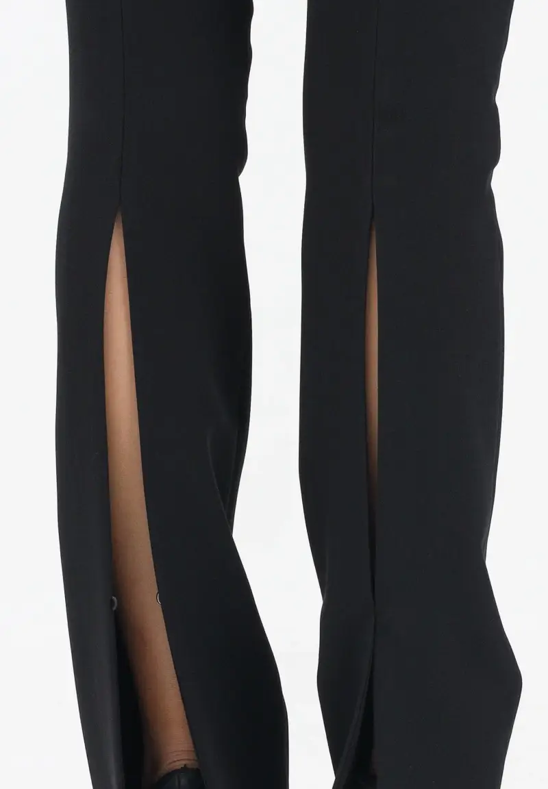 Pantalone elegante nero da donna miniatura 3