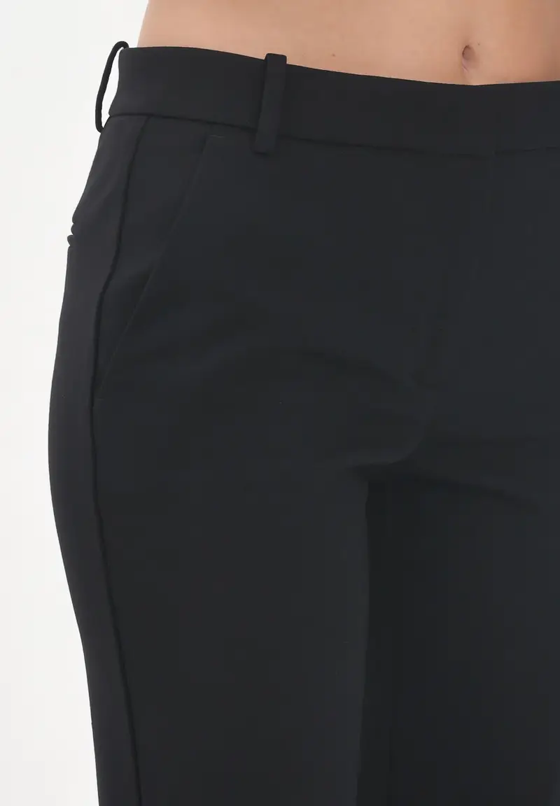 PINKO Pantalone nero da donna a sigaretta miniatura 2