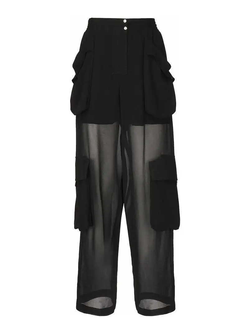 Pinko Pantaloni cargo Nero 3334644