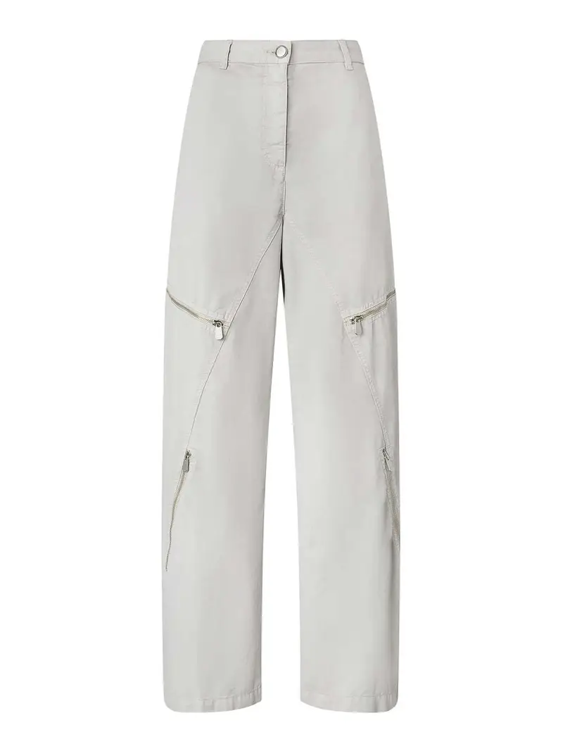 Pantaloni casual Grigio Chiaro