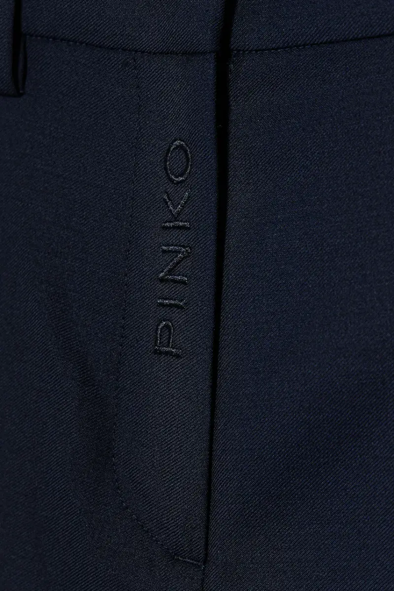 pantaloni con lana per bambini colore blu navy KFPA037.C.ML025 miniatura 3