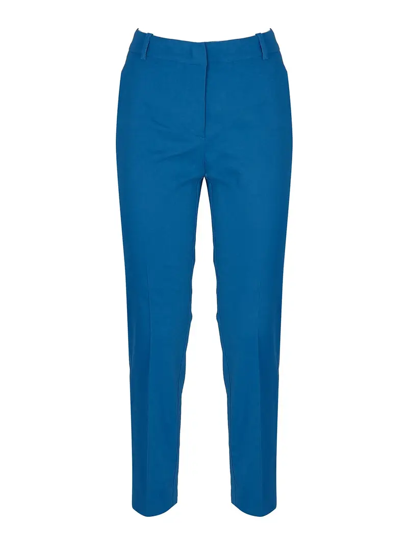 Pantaloni cropped Blu