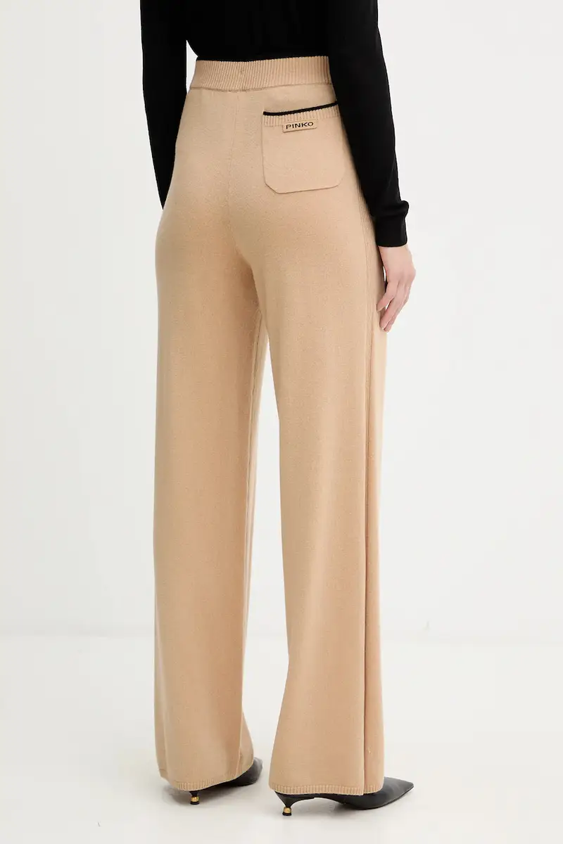 pantaloni della tuta con lana colore beige 105490 A2Q9 miniatura 3