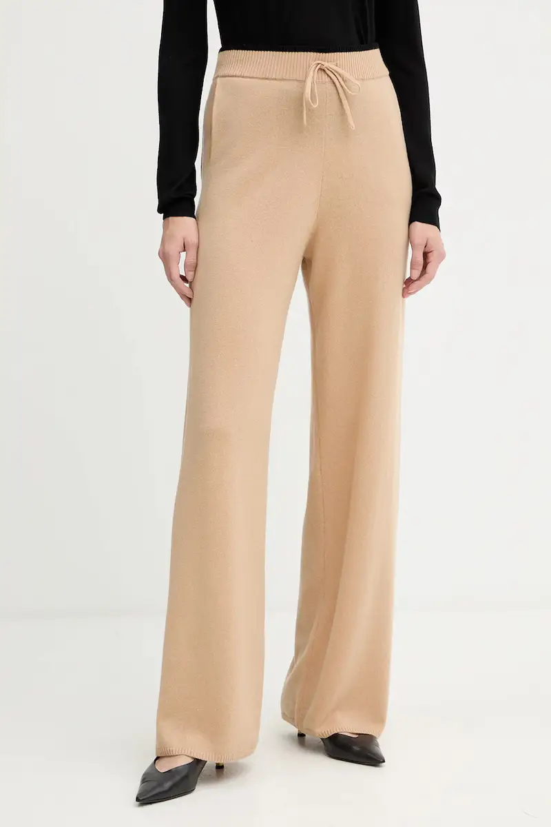 pantaloni della tuta con lana colore beige 105490 A2Q9