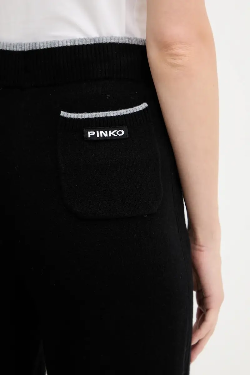 pantaloni della tuta con lana colore nero 105490 A2Q9 miniatura 4