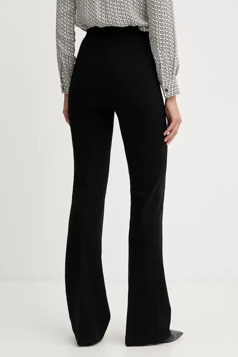 pantaloni donna colore bianco Nero miniatura 3