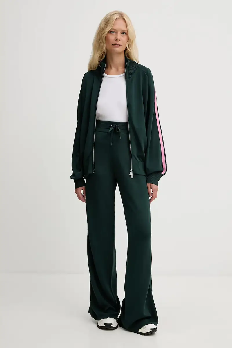 pantaloni donna colore verde 105394 A2FQ miniatura 2