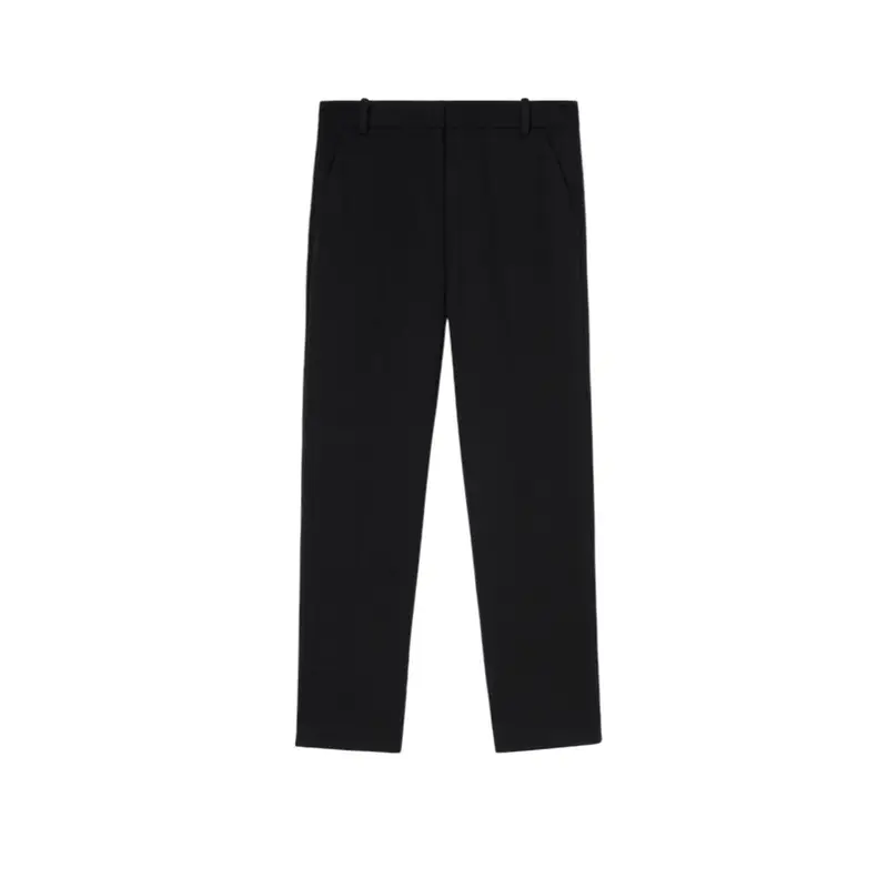 pantaloni donna pinko - bello pantalone punto stoffa - nero BLACK