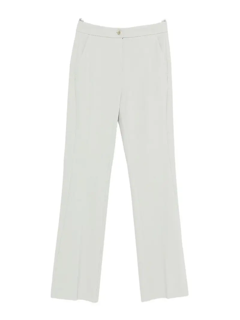 Pantaloni eleganti grigi a gamba dritta Grigio